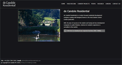 Desktop Screenshot of decandoleresidential.com